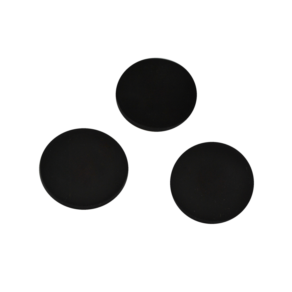 Стразы стеклянные на клей круг (36мм) черные, 1тыс.шт. Стразы на клей