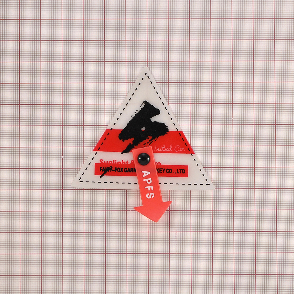 Лейба клеенка APFS 5,9*6,5см, прозрачный, красный, черный, шт. Лейба Клеенка