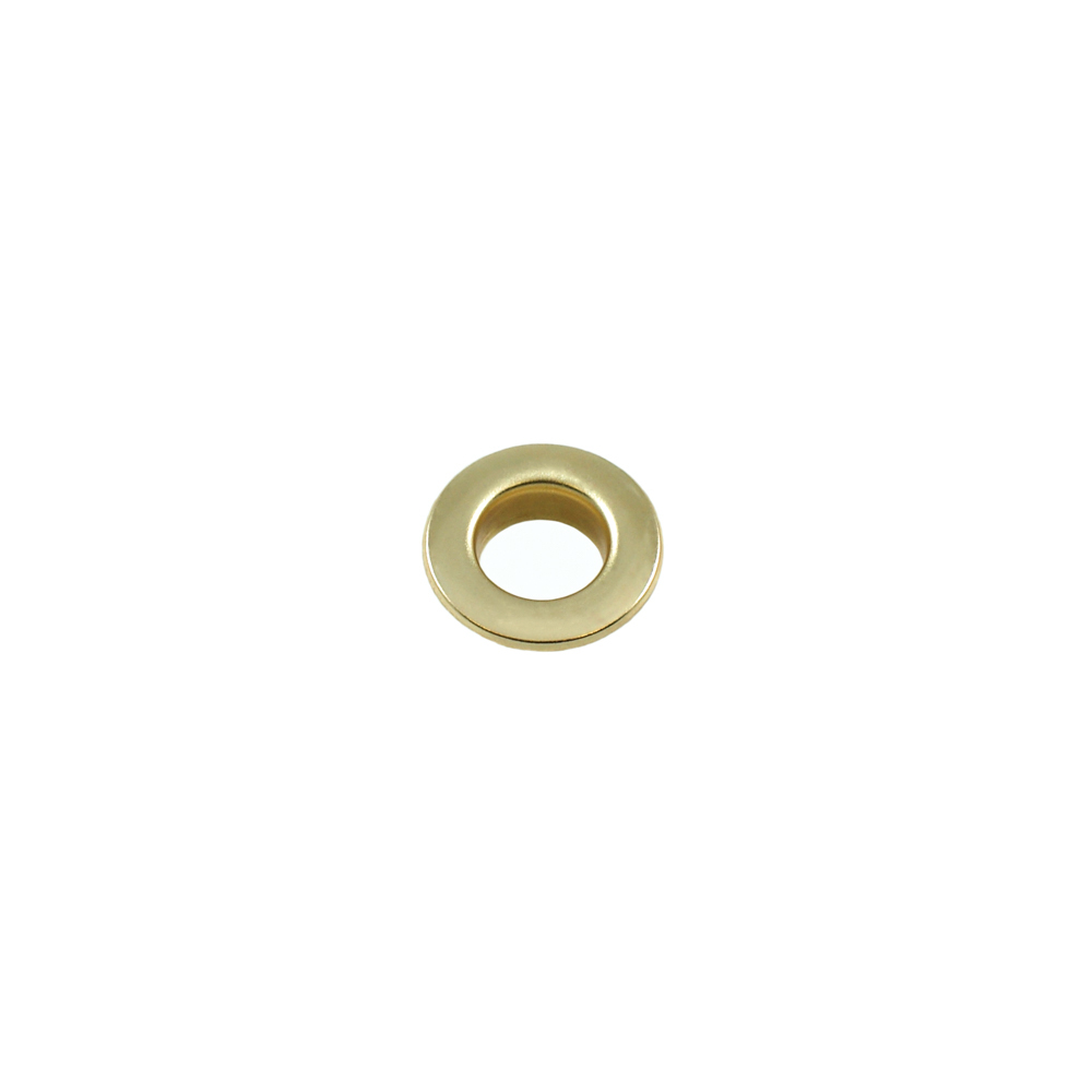 Люверс металл 10*18мм сталь, gold, 1т.шт.. Блочка / Люверс