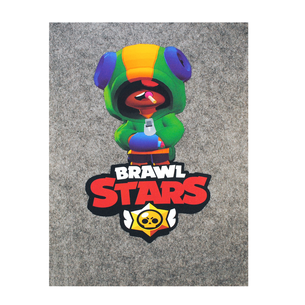 Термоаппликация Brawl Stars №3-6 (Leon) 21*13,5см, шт. Термопереводки Детские