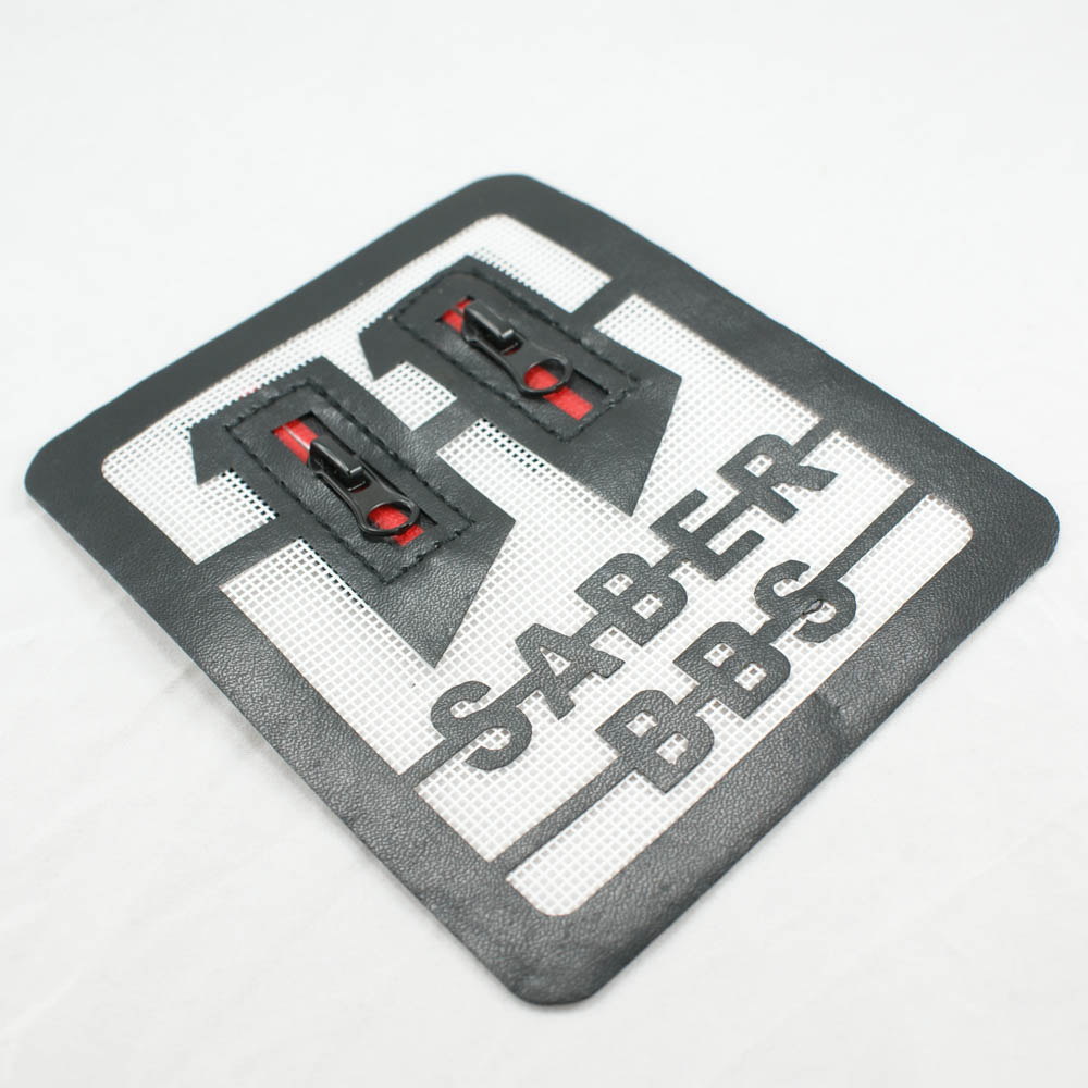 Аппликация пришивная кожзам 11 SABER BBS . Нашивка Кожзам