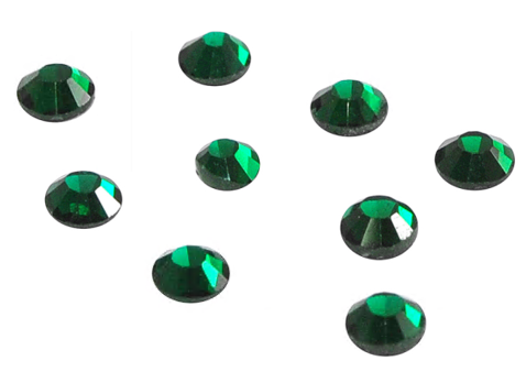Камни клеевые, SS6 зеленый (emerald), 1уп /144тыс.шт/. Стразы DMC 100-1000 гросс