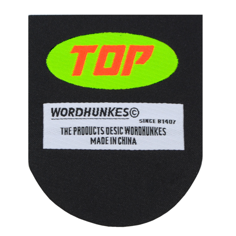 Лейба тк., ТОР, 6,5*7,8см, черн., салат., оранж., бел., шт. Лейба Ткань