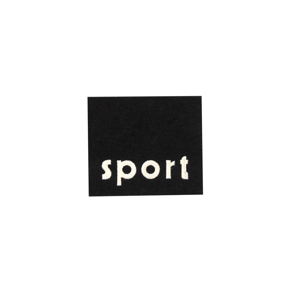 Лейба резиновая № 114 Sport 20*24мм нубук, флажок. Лейба Резина