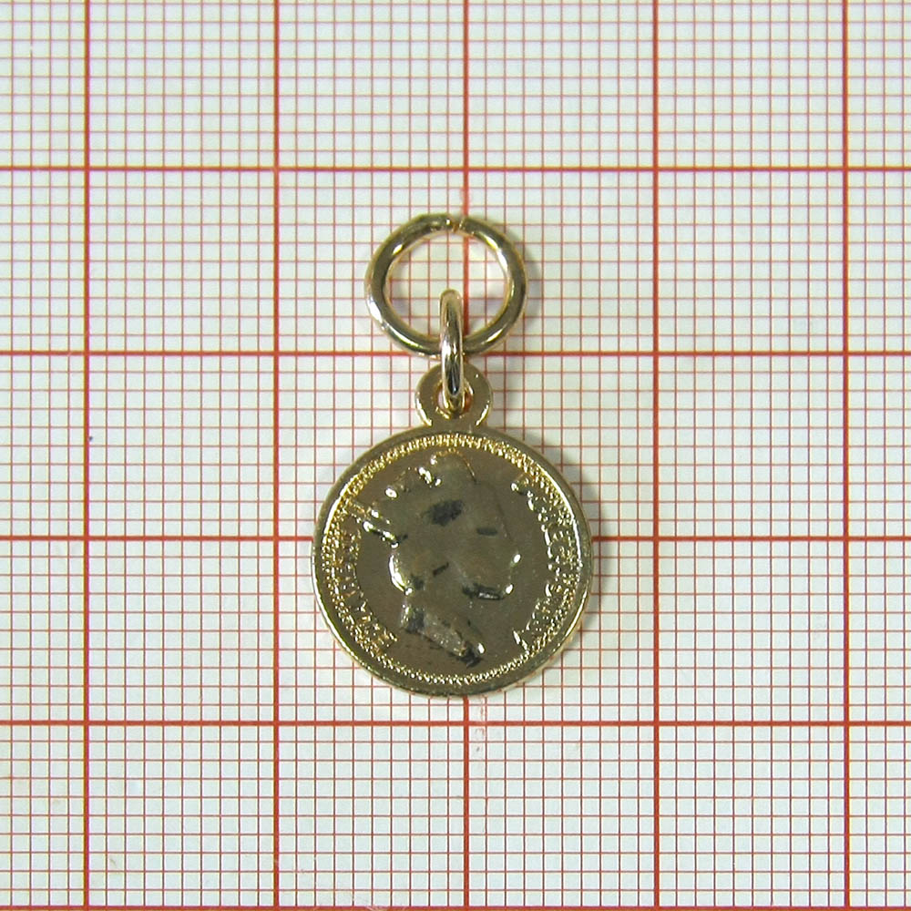 Подвеска металл Королева, GOLD, шт. Подвески