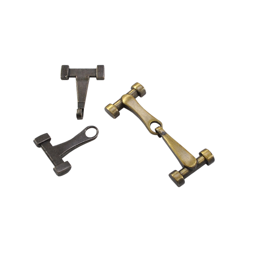 Застежка металлическая 10231 15мм ANTIK brass brush . Застежки металл