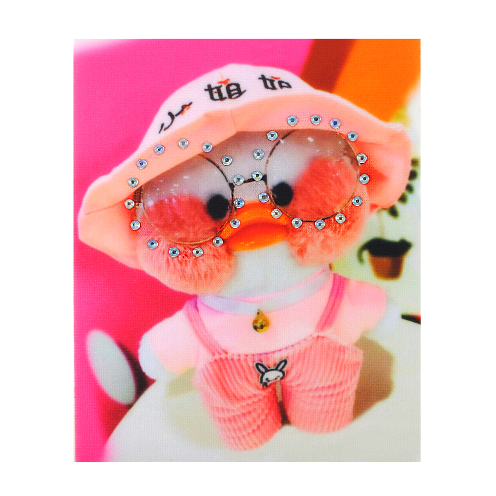 Аппликация композит, Утка в панаме, 15*12см, дайвинг, сублимация, лазер, SS16 32591, шт. Аппликация композит