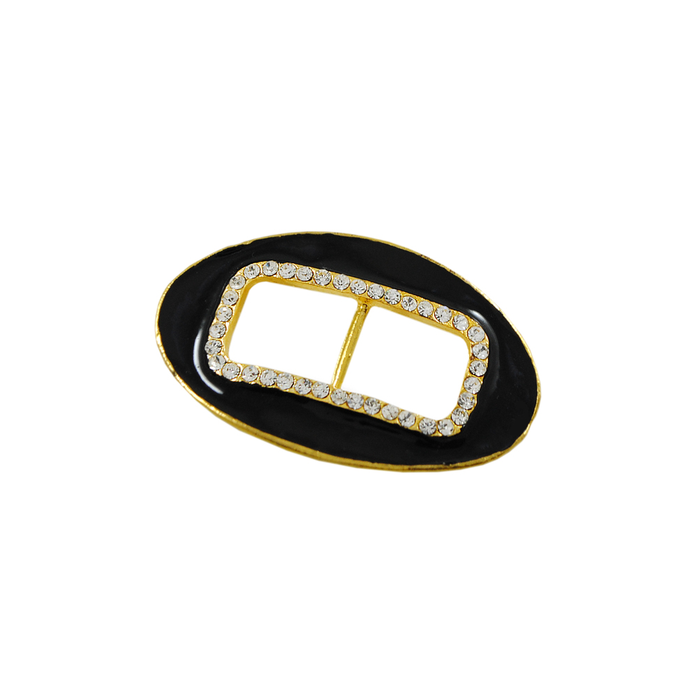 Укр.стекл.  7978 GOLD. Перетяжка металл со стразами