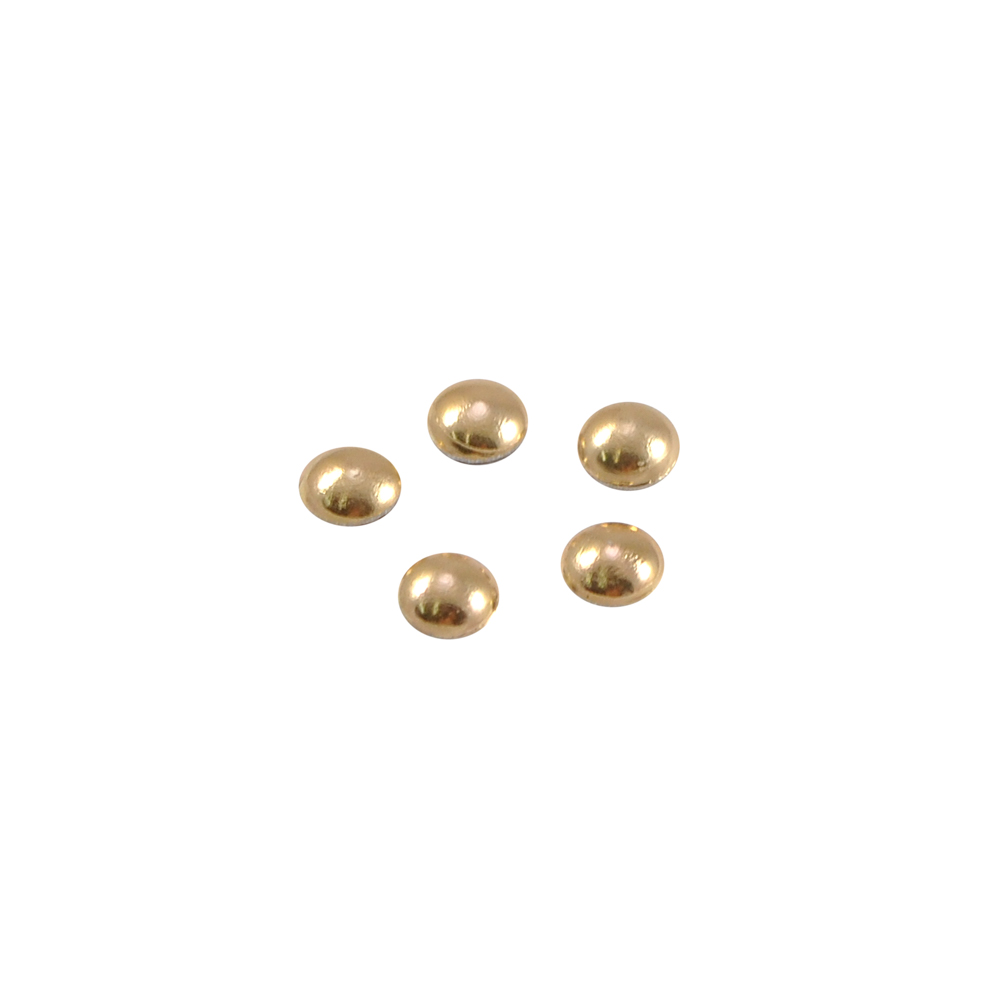 Стразы металл клеевые купол SS-20 5мм, GOLD  14,4тыс.шт.; уп. Стразы металл