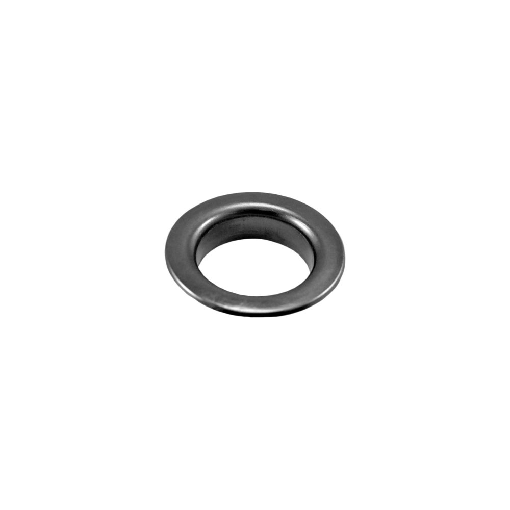 Люверс металл 20*33мм сталь, black nickel, 1т.шт.. Блочка / Люверс