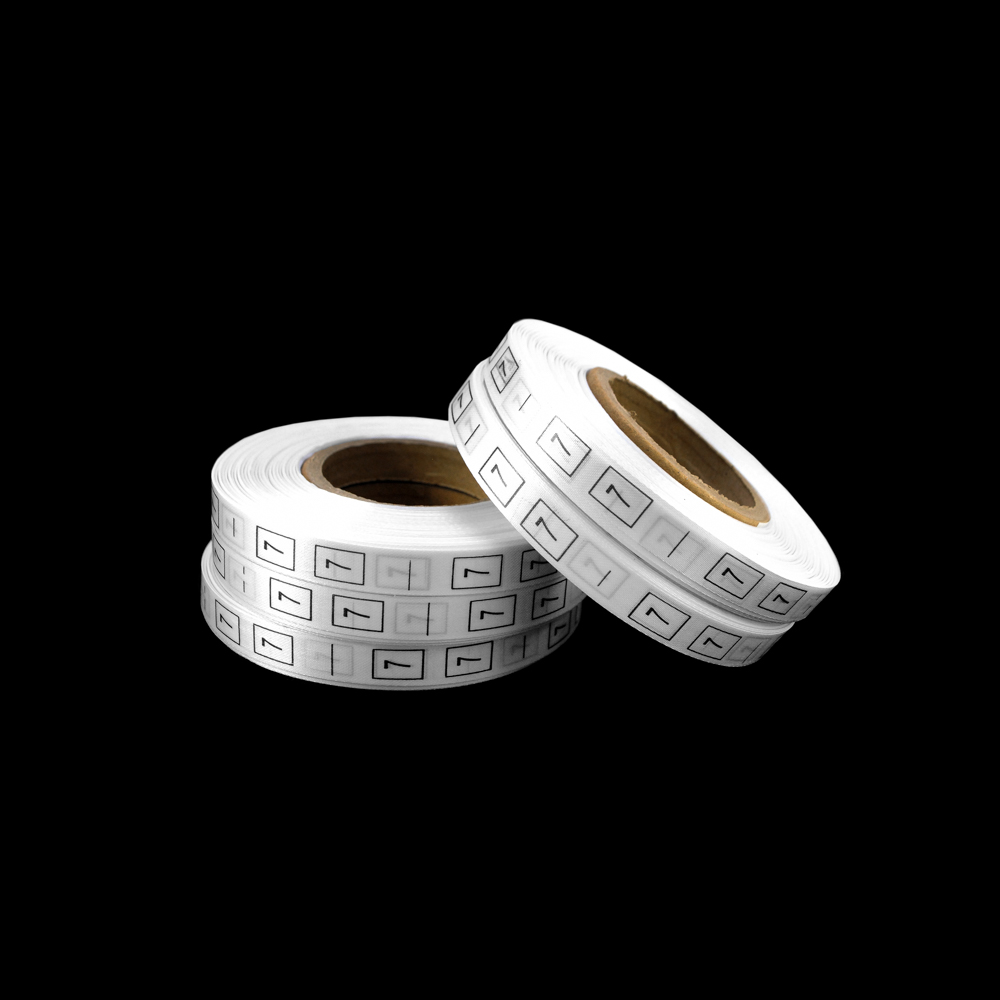 Размерник нейлон белый 07 /1250шт/, 50м. Размерник накатанный нейлон