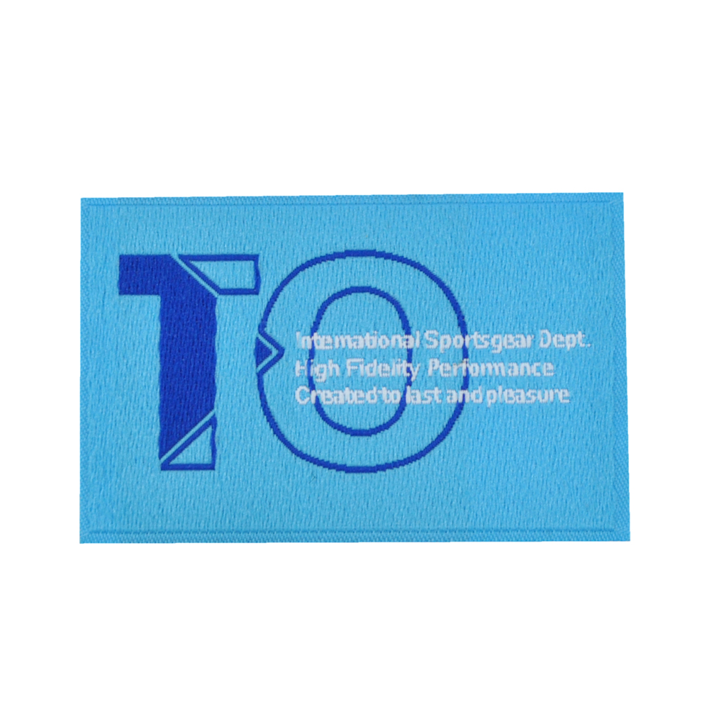 Лейба ткань TO, 3,8*6см, белый, голубой, синий, шт. Лейба Ткань