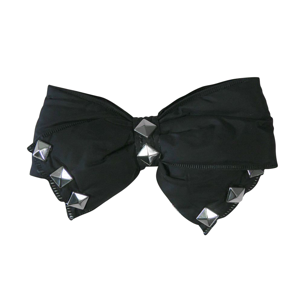 Аппликация декор обувная 41 Дутик черный БАНТ, краб Пирамидка, шт. Аппликации Пришивные Цветы Банты