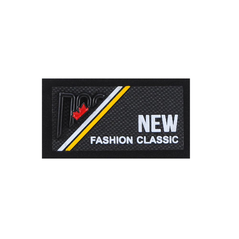 Лейба ткань, NEW Fashion Classic, 2,5*4,5см, красный, белый, черный, желтый, шт. Лейба Ткань
