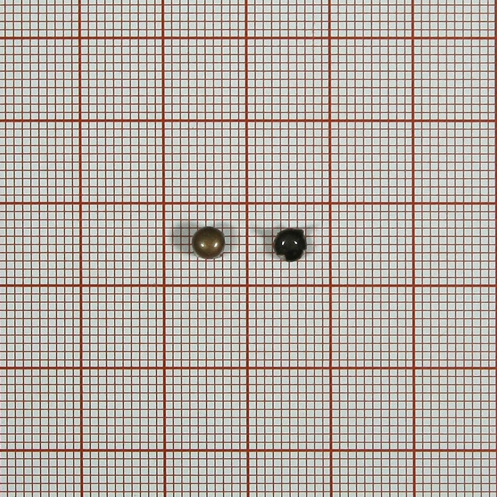 Краб металлический MS-02 круглый 4мм MEDN / 1тыс.шт. Крабы Металл MS