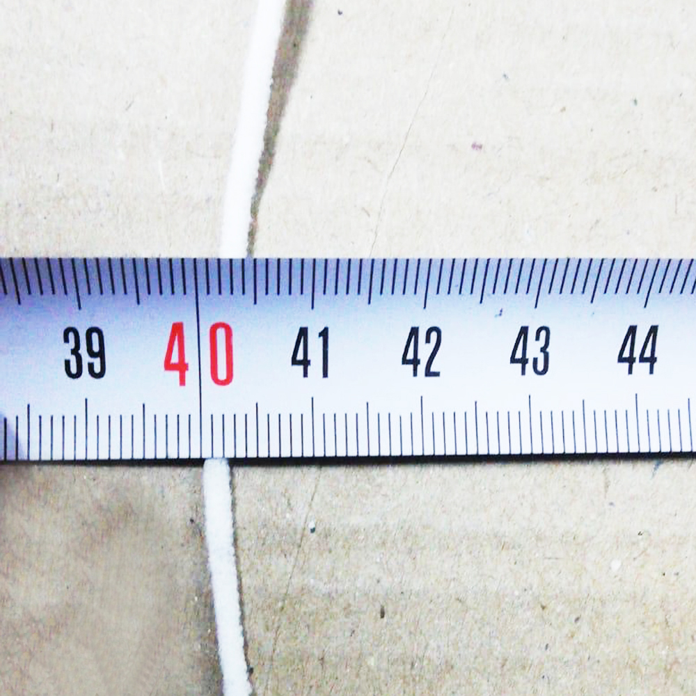 Резинка круглая 2мм белая в бобине /Турция 50522/, 100м. Резинка