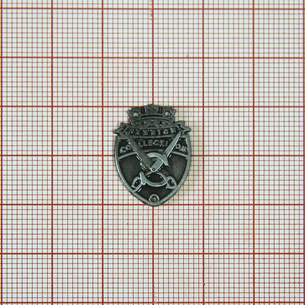 Лейба металл Fashion Ножницы old silver, шт. Лейба Металл