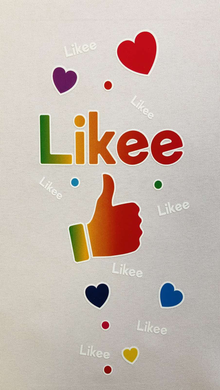 Термоаппликация №14-3 Likee рука и сердечки (большой) красно-зеленый 10,5*24см, шт. Термопереводки Детские