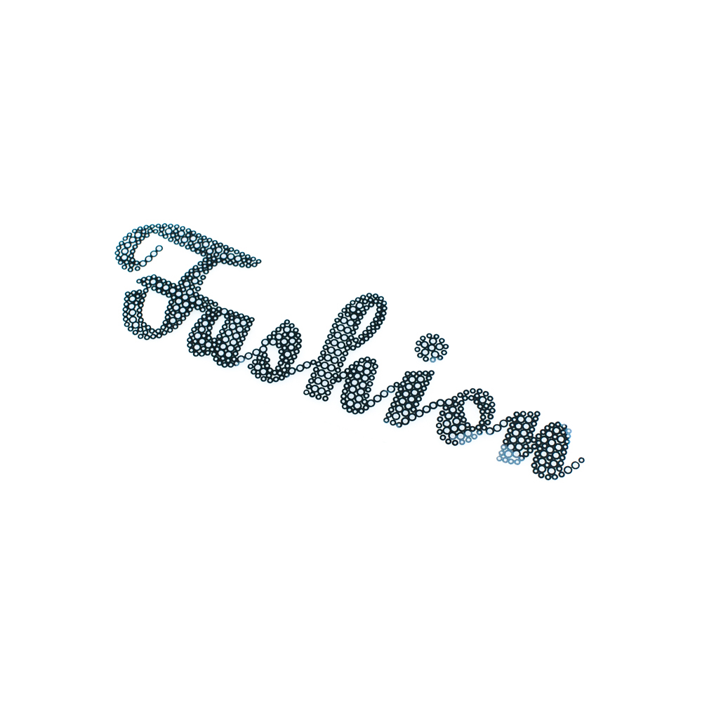 Термоаппликация резиновая Fashion 2,8*10,5см черный, белый, шт. Термопереводки Резиновые, Термопленка