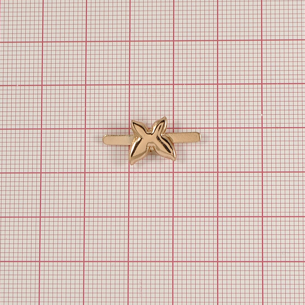 Краб металл Бабочка GOLD, шт. Крабы Металл Цветы, Жуки