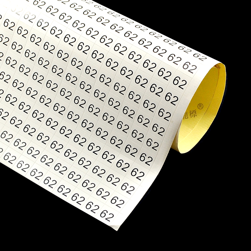 Размерник листовой самоклеящийся 62 белый 20*50шт. Размерник клеевой (лист)