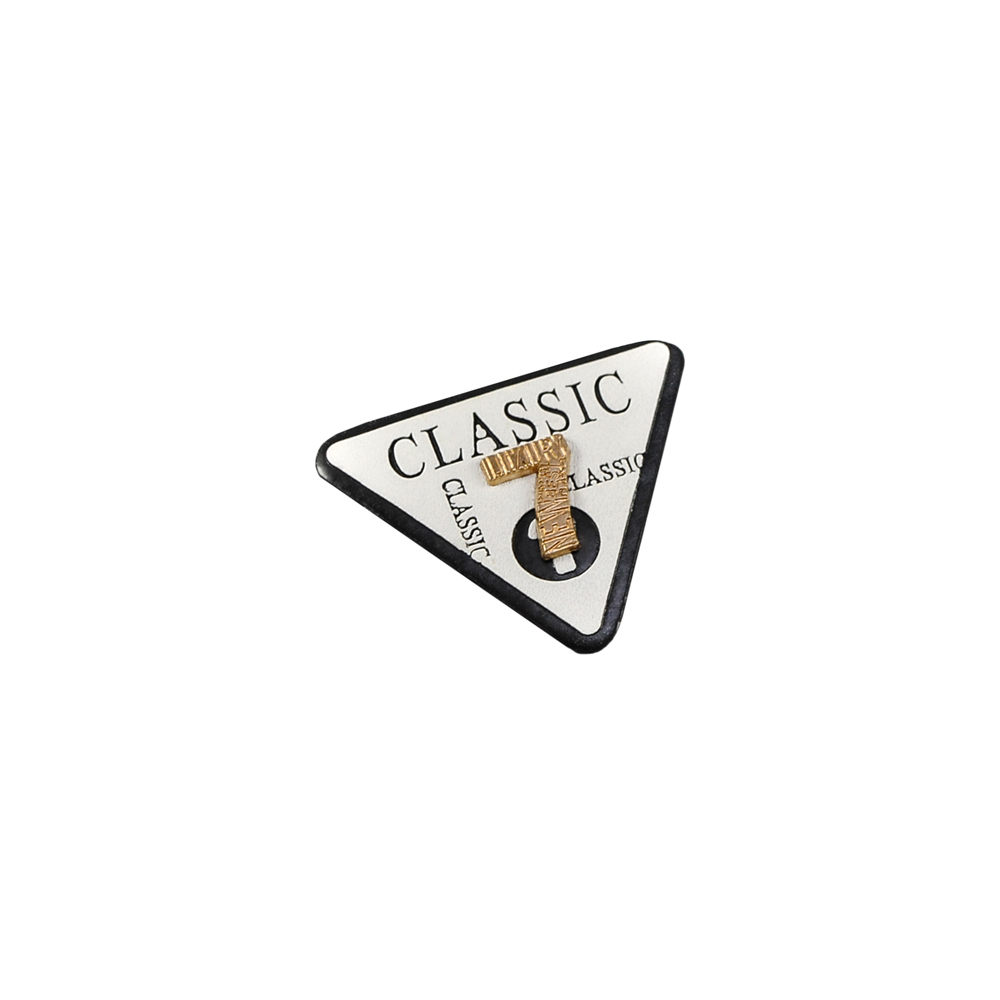 Лейба кожзам CLASSIC 7, 3*3cм, кожзам, металл, шт. Лейба Кожзам