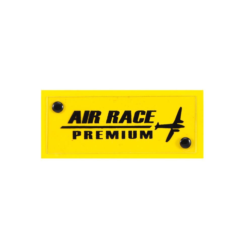 Лейба клеенка с хольнитенами  AIR RACE, 7*3см, черный, желтый, шт. Лейба Клеенка