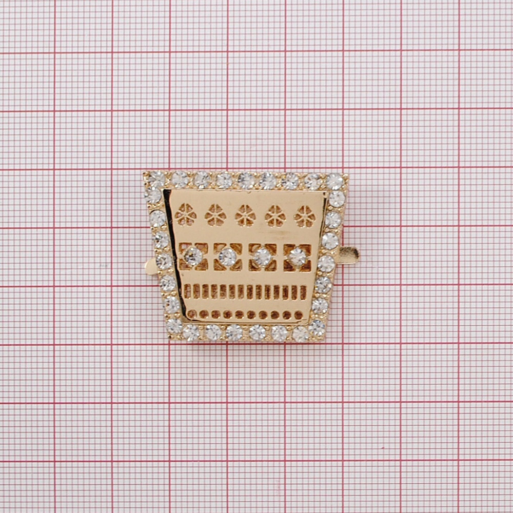 Краб металл ZC-8188 /краб/ GOLD, шт. Крабы Металл Геометрия Декор