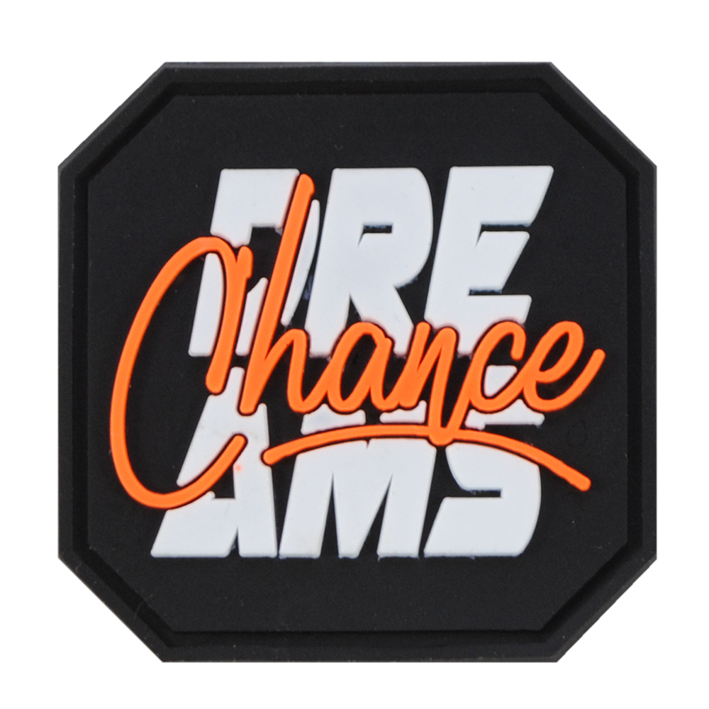 Лейба рез Dreams Chance 4*4см, чёрн., оранж., бел., шт. Лейба Резина