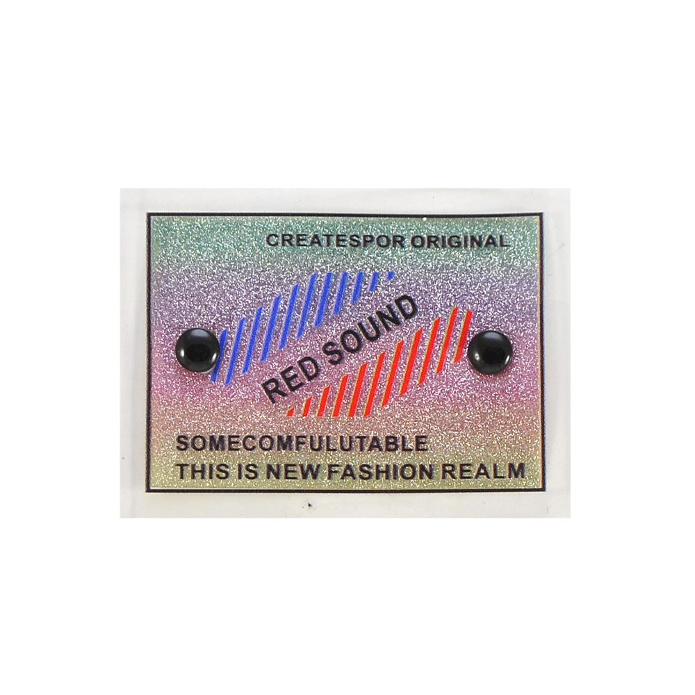 Лейба клеенка с хольнитеном RED SOUND, 6*4,5см, розовый, черный, синий, серебристый, шт. Лейба Клеенка