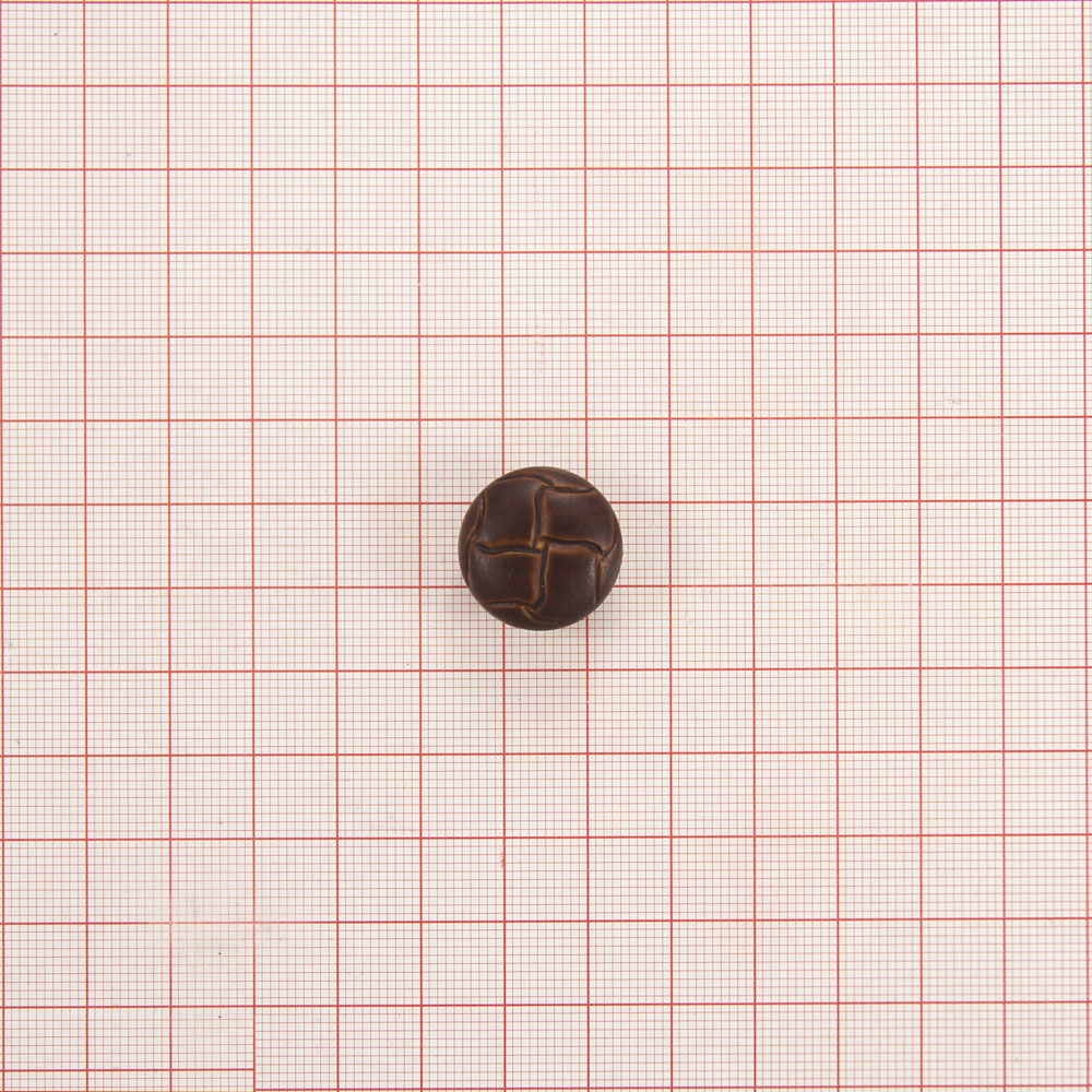 Пуговица ВР-33-32 темно-коричневая. Пуговица пластмассовая