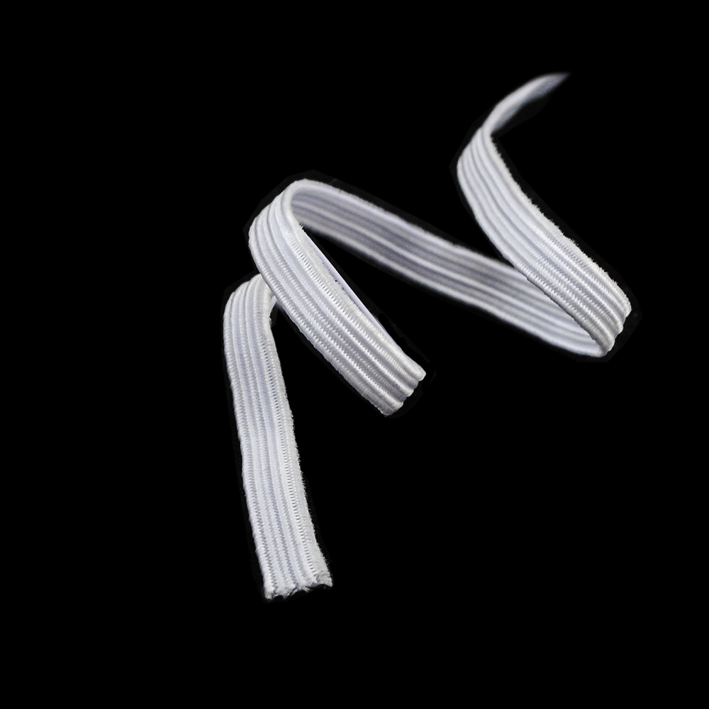 Резинка трикотажная 5мм, белая /Украина/, 100м. Резинка