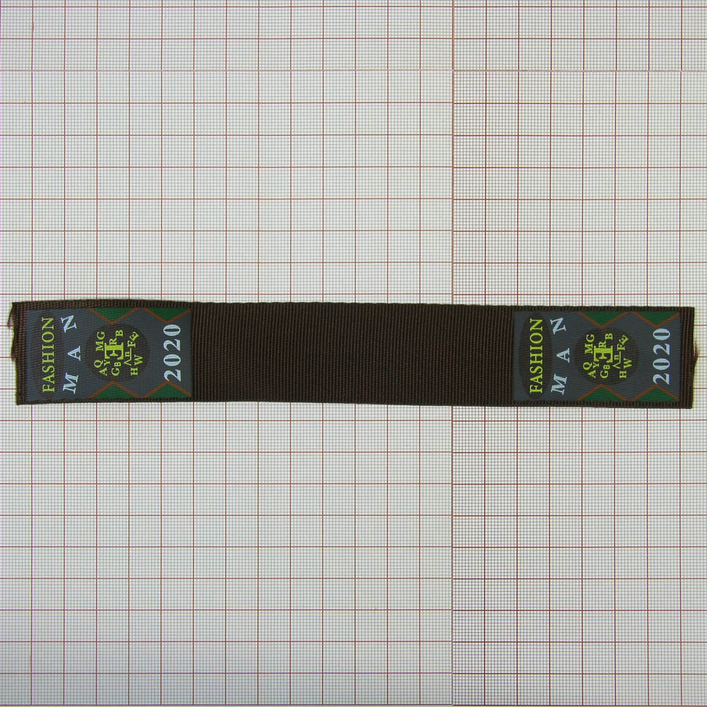 Тесьма MAN-2020 3,2см КОРИЧНЕВАЯ ярд. Тесьма