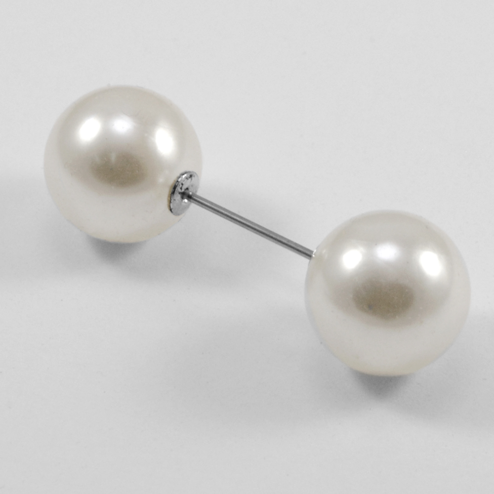 Булавка 2 шара 4,8см, D 1,6см жемчуг, шт. Булавки