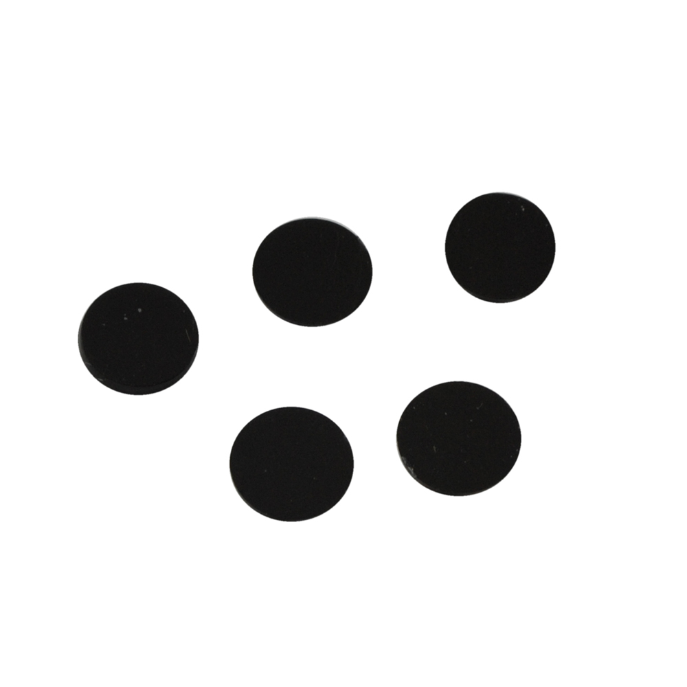 Стразы стеклянные на клей круг (10мм) черные, 1тыс.шт. Стразы на клей