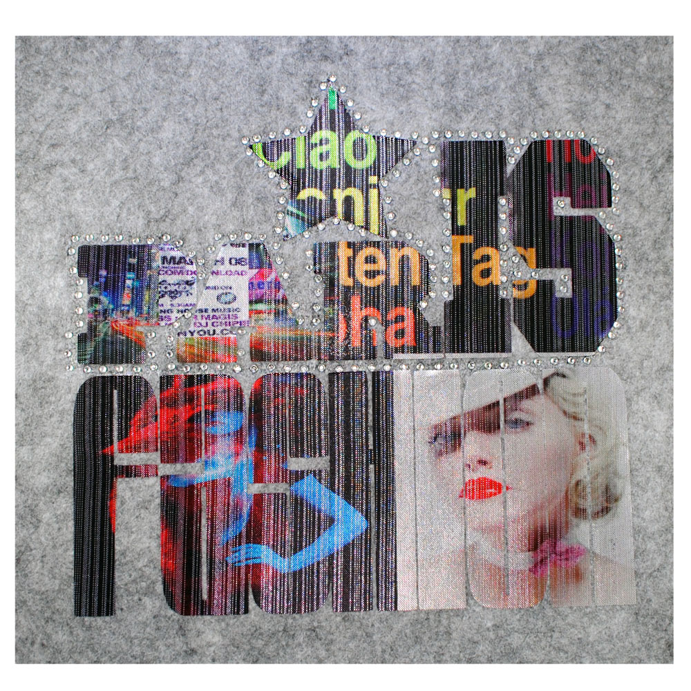 Термоаппликация Paris Fashion, цветная, шт. Термопереводки Надписи