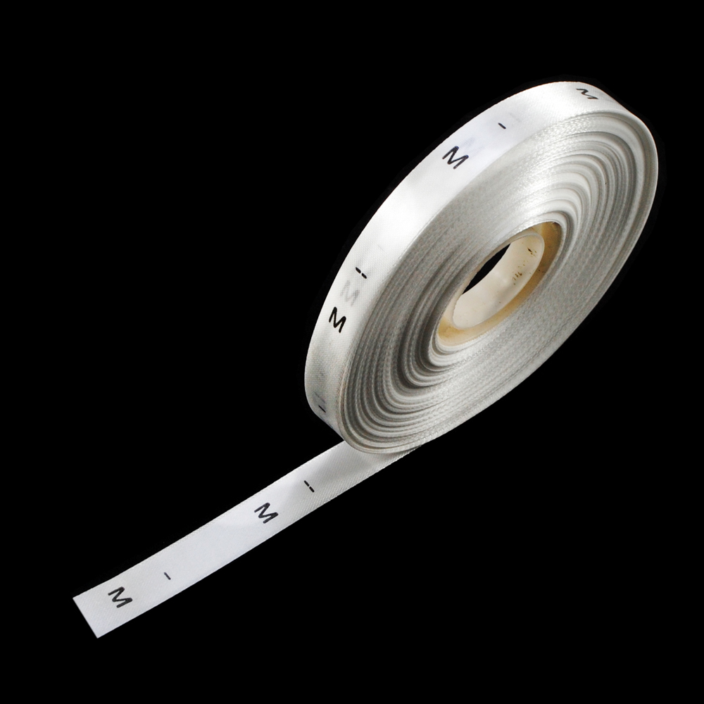 Размерник нейлон белый M /1250шт/, 50м. Размерник накатанный нейлон