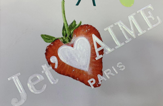 Термоаппликация Клубника, 24*13,3см, черный, красный, зеленый, белый, шт. Термопереводки Резиновые, Термопленка