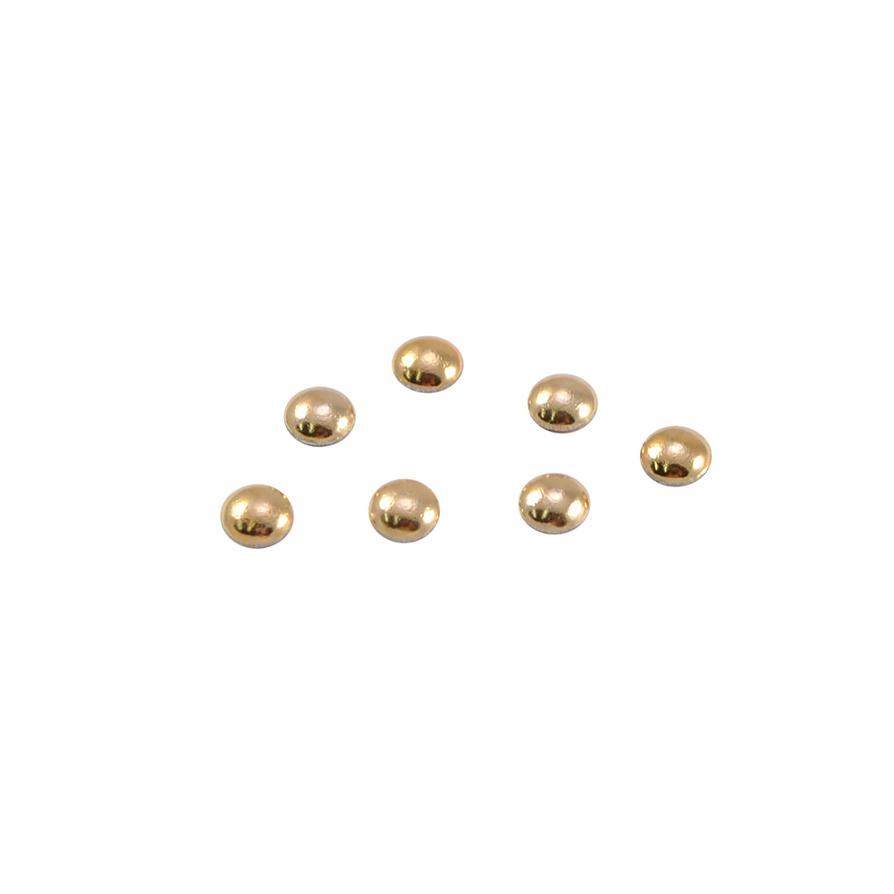 Стразы металл клеевые купол SS-16 4мм, GOLD  28,8тыс.шт.; уп. Стразы металл
