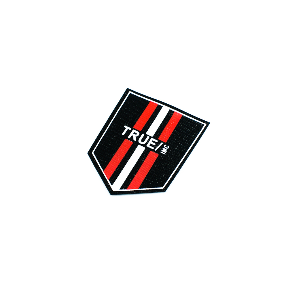 Лейба клеенка блестящая TRUE 8,3*7см черный, белый, красный, шт. Лейба Клеенка