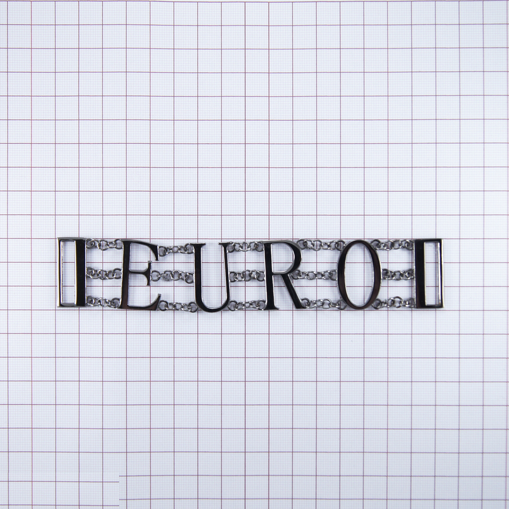 Перетяжка металл 12677 25мм BN EURO . Перетяжка металл