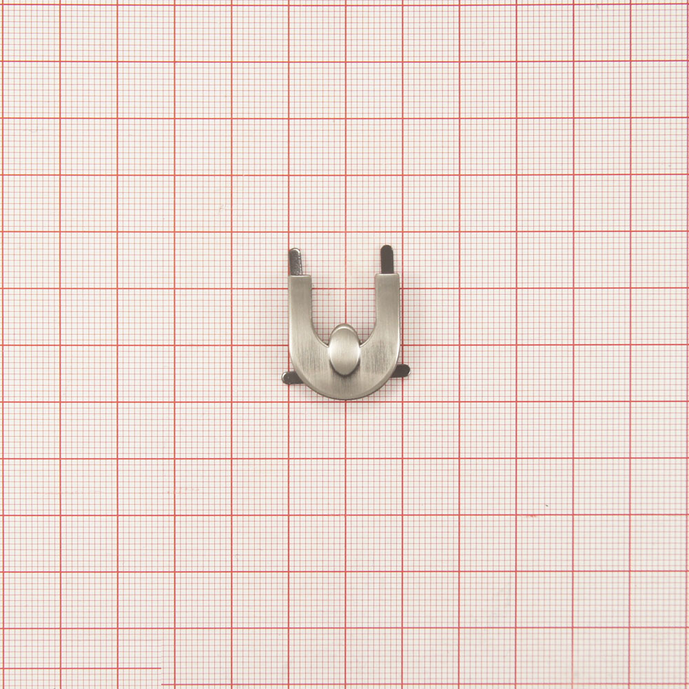 Краб металлический Подкова 20806 OLD SILVER, шт. Крабы Металл Геометрия