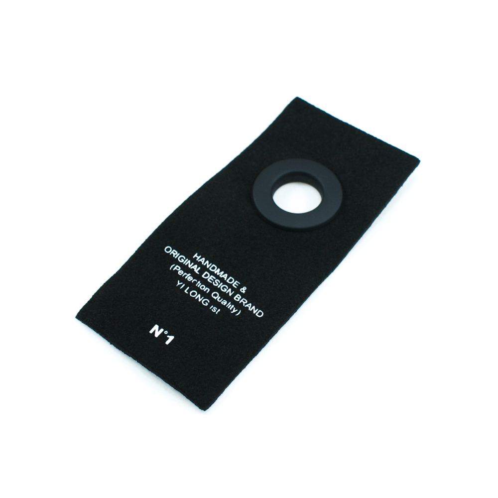 Лейба тканевая, металл Бирка 4,3*9,8см черный, белый, шт. Лейба Ткань