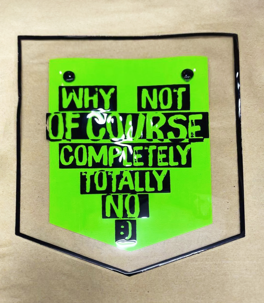 Лейба клеенка с хольнитенами Карман WHY NOT, 10,5*12.5см, черный, зеленый, прозрачный, шт. Лейба Клеенка