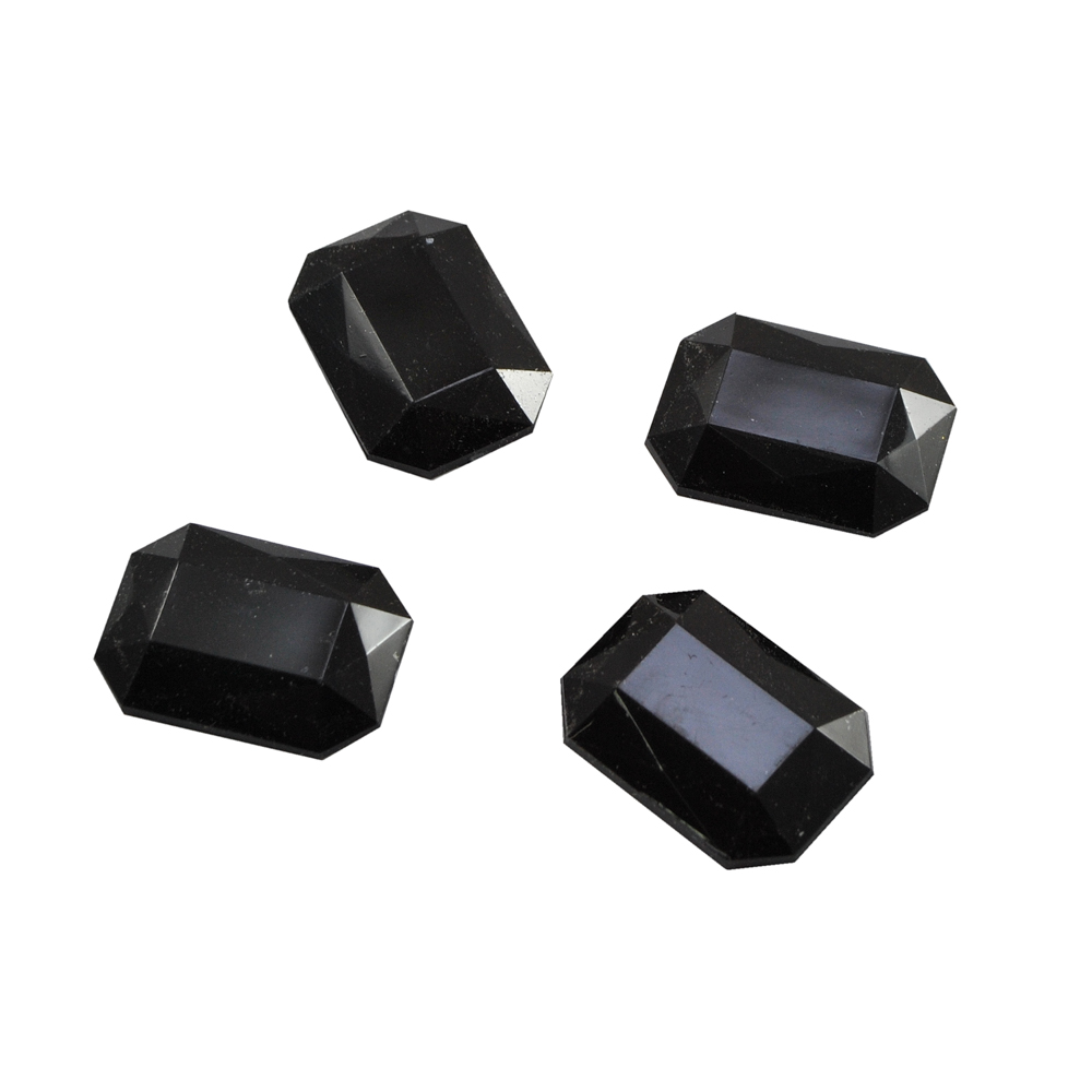 Стразы Д на клей, многогран. 18*25мм черный 37, 1тыс.шт. Стразы на клей
