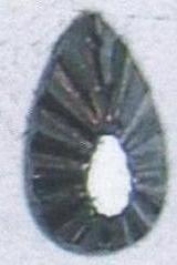 Стразы стекл. пришивные Капля грани (11*20мм) BN, 1тыс.шт. Стразы пришивные