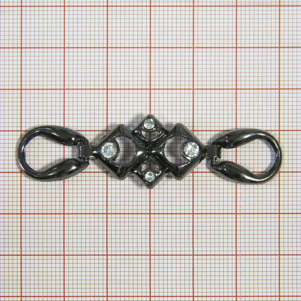 Перетяжка декор 29034 7мм BLACK NIKEL . Перетяжка металл