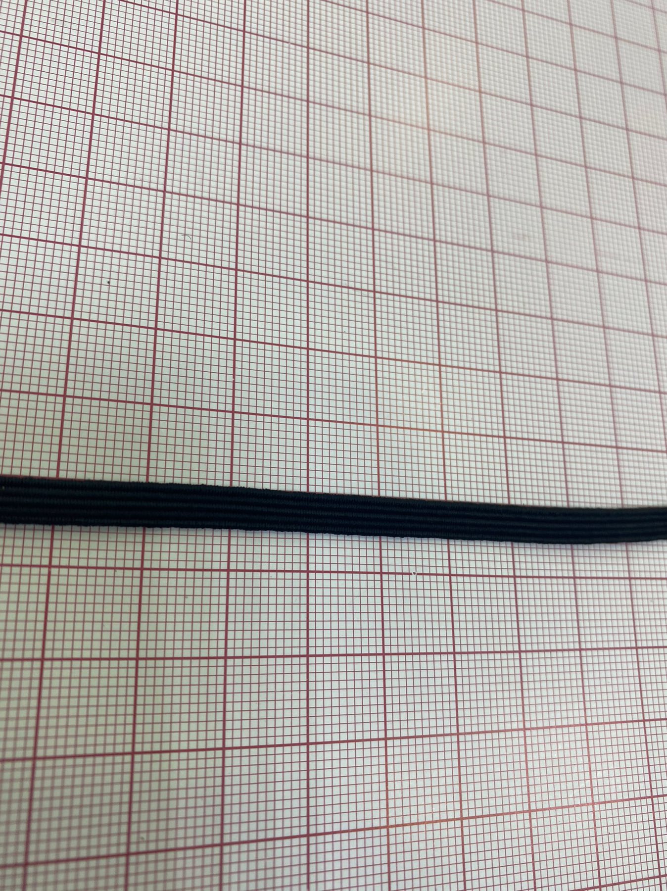 Резинка бельевая 5мм С, черный, 130м. Резинка