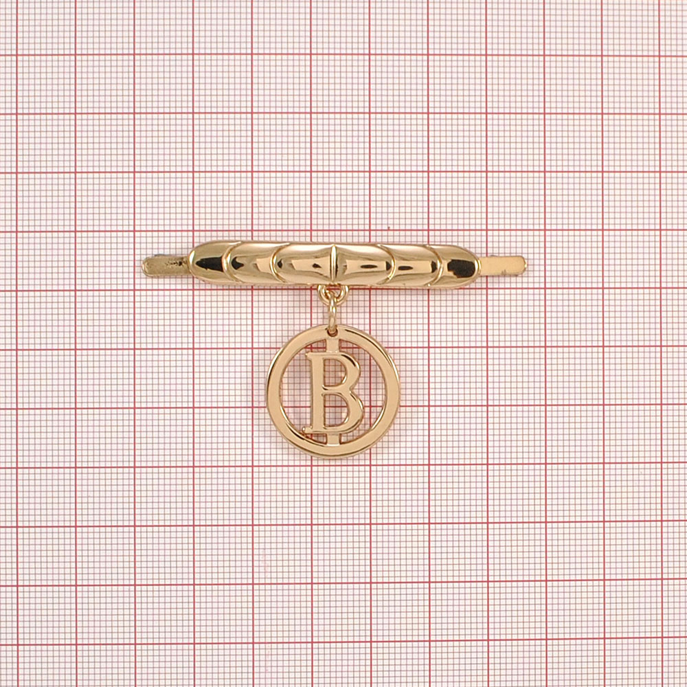 Краб металл с подвеской В-в кольце GOLD, шт . Крабы Металл Надписи, Буквы