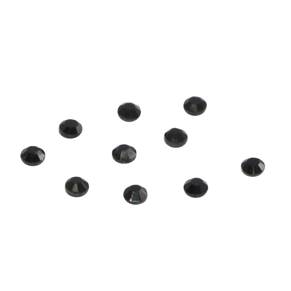 SW Камни клеевые/Т/SS10 черный (jet black), 1уп /72тыс.шт/. Стразы DMC 100-1000 гросс